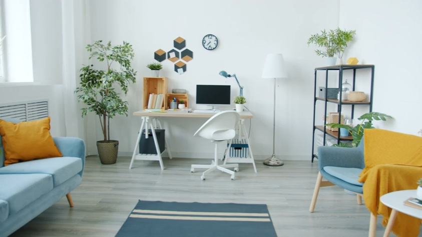 How to Create a Beautiful Home Office That Blends into Your Living Space