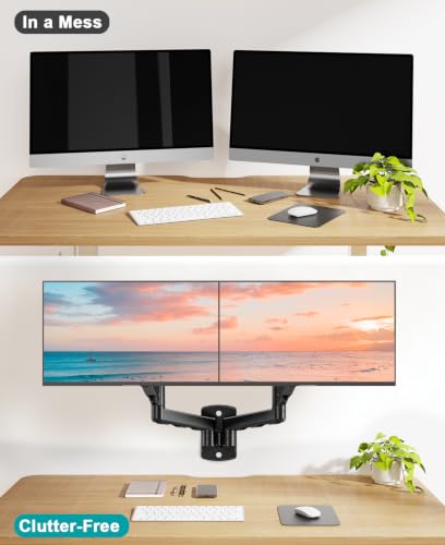 MOUNT PRO Gas-Spring Wall Monitor Arm for 13–32-Inch Screens
