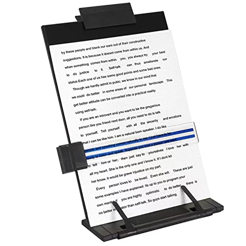 Adjustable 7-Position Metal Desktop Document Holder