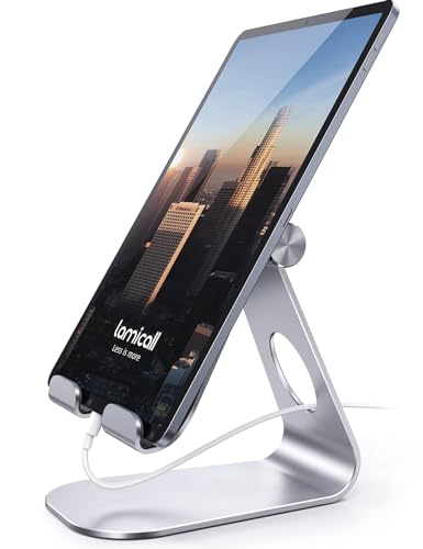 Lamicall Adjustable Tablet Desk Stand for 4–13-Inch Devices