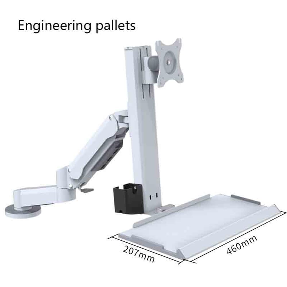 LIAN16PENG Dual Gas-Spring Monitor Desk Mount, 15–32 Inch