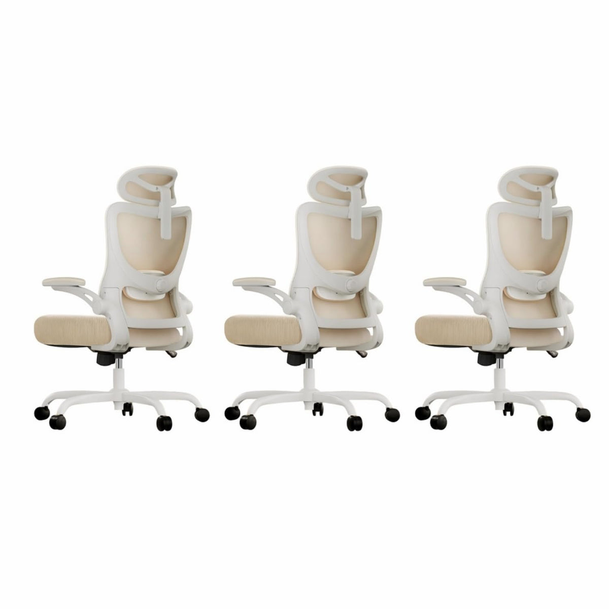 Marsail Ergonomic Office Chair with Adjustable 3D Armrests
