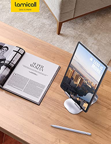 Lamicall Adjustable Tablet Desk Stand for 4–13-Inch Devices