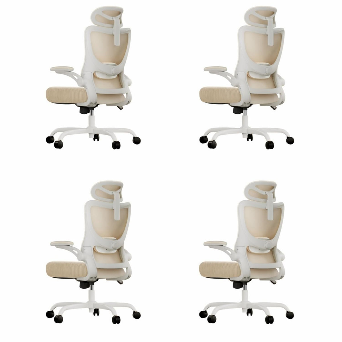 Marsail Ergonomic Office Chair with Adjustable 3D Armrests