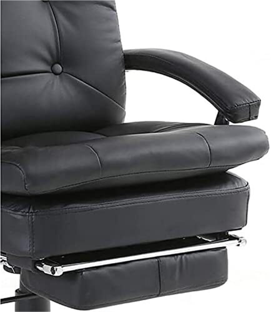 Ergonomic Faux Leather Adjustable Swivel Executive Chair