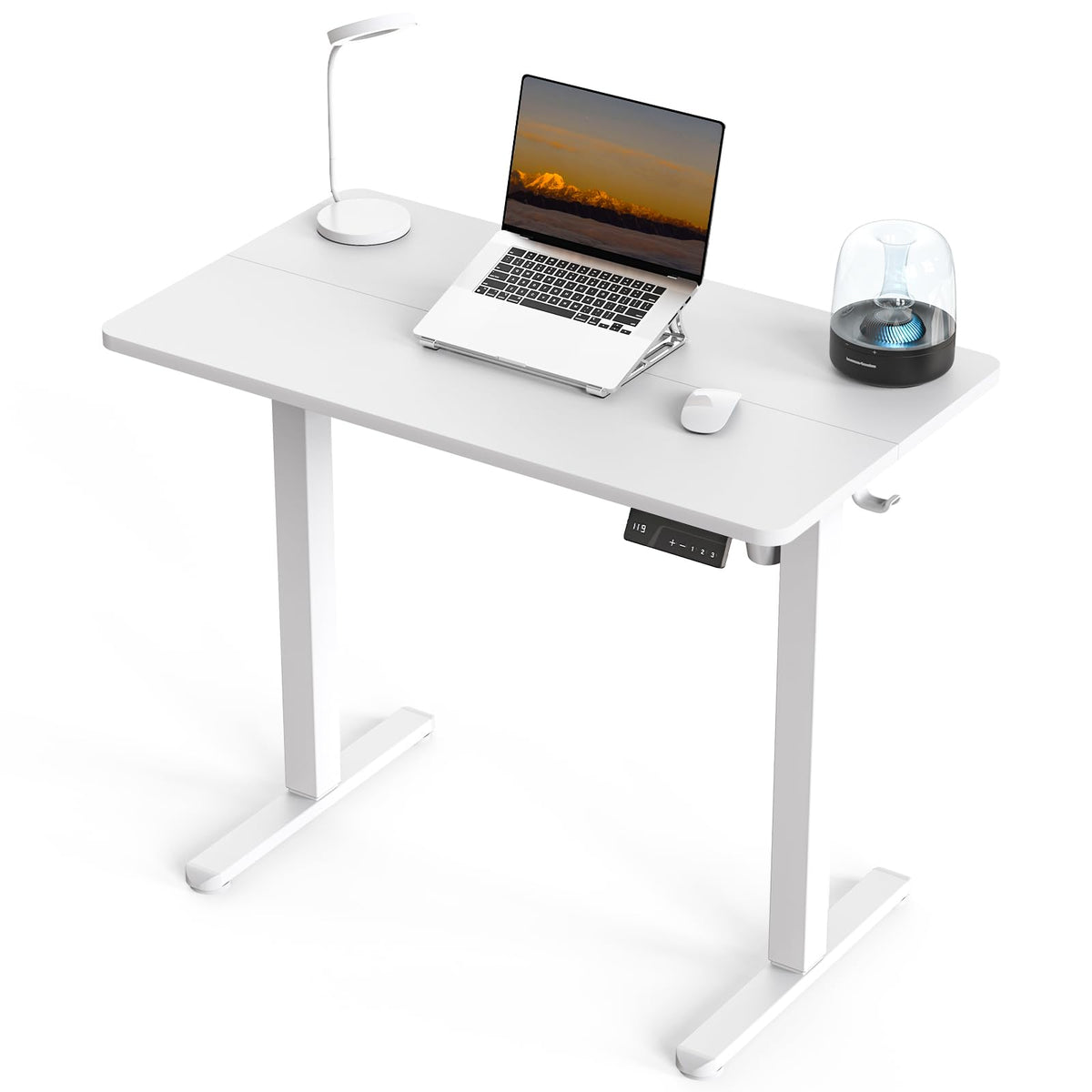 ExaDesk Height-Adjustable Standing Desk with Drawers