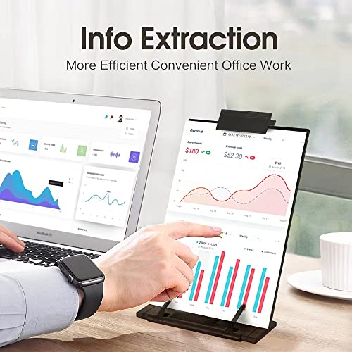 Adjustable 7-Position Metal Desktop Document Holder