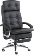 Ergonomic Faux Leather Adjustable Swivel Executive Chair