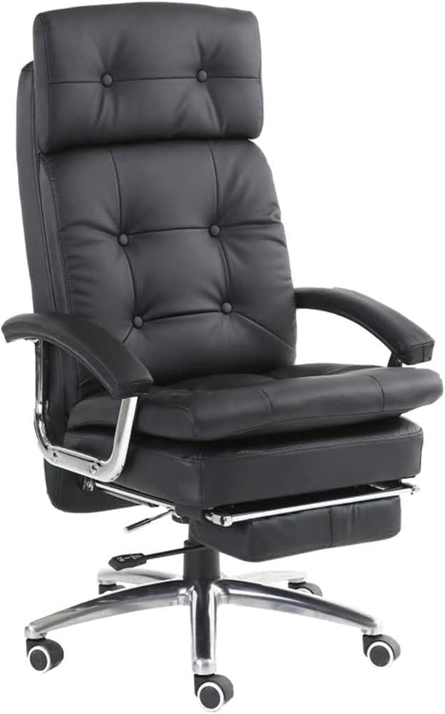Ergonomic Faux Leather Adjustable Swivel Executive Chair