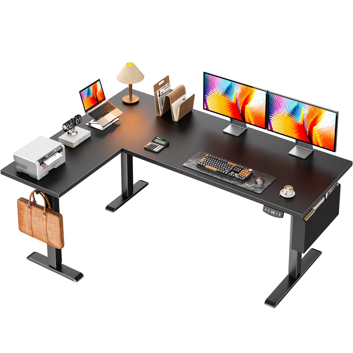 Korfile Standing Desk, Height Adjustable, Memory Presets