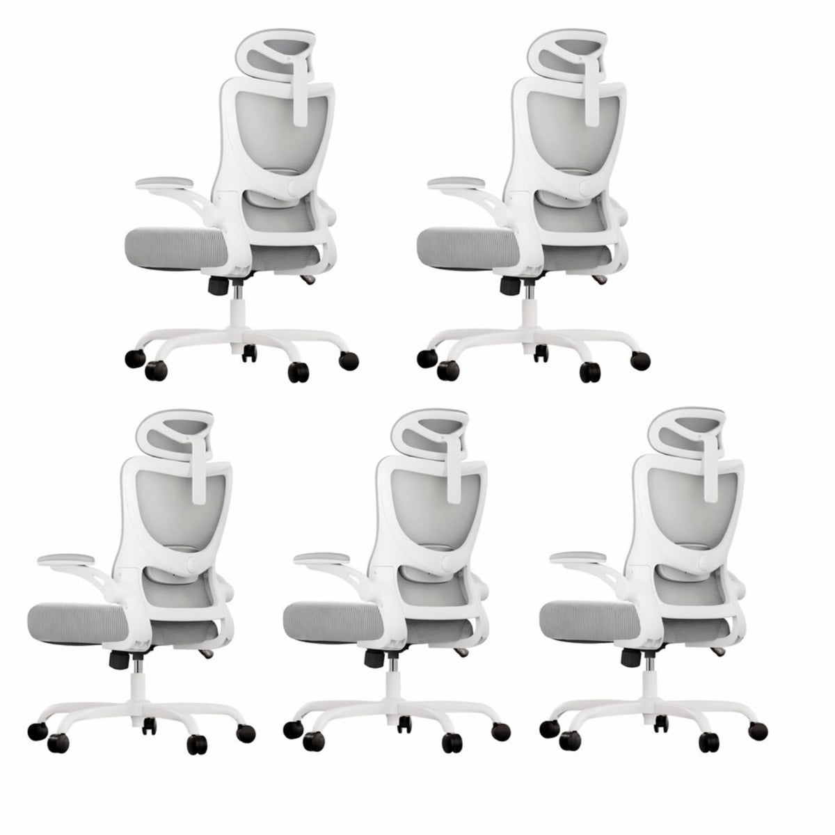 Marsail Ergonomic Office Chair with Adjustable 3D Armrests