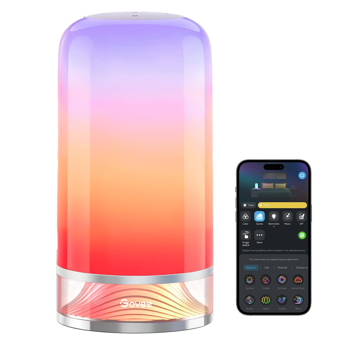 Govee RGBIC Smart Table Lamp 2 with Touch Control
