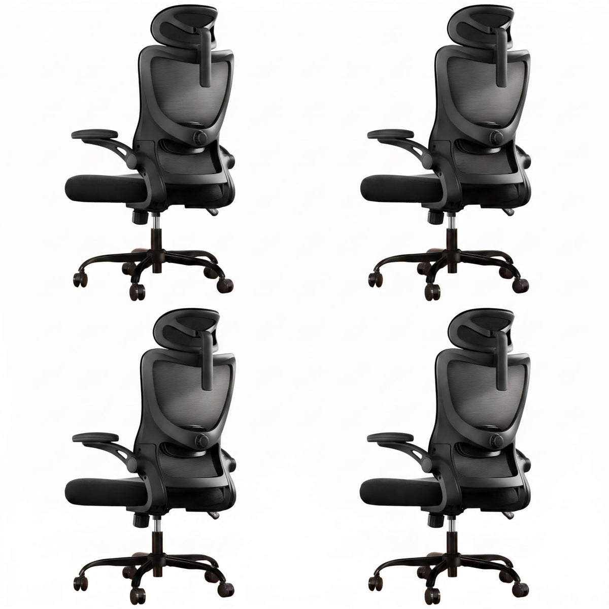Marsail Ergonomic Office Chair with Adjustable 3D Armrests
