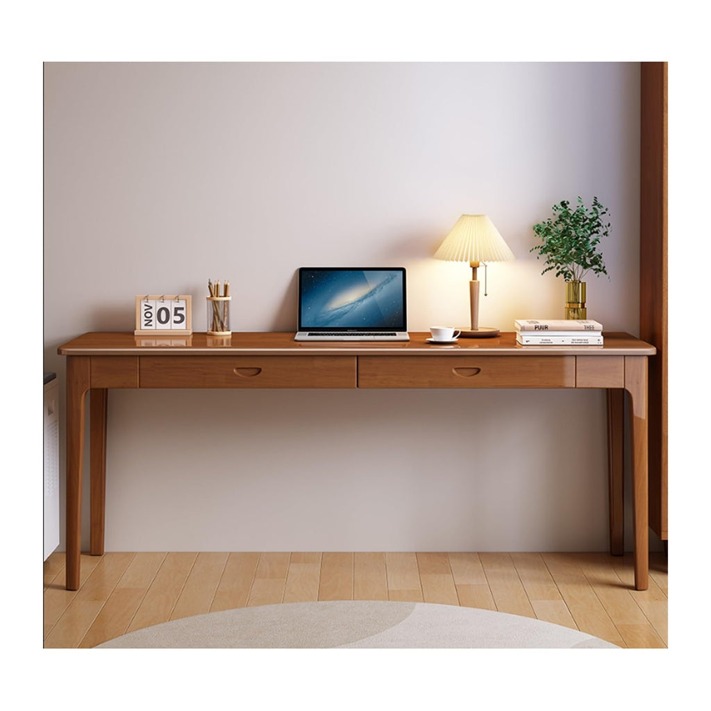 YUXING1205 Desk Wood Narrow Desk PC Table Home Office Desk PC Table Bedroom Study Table Small Household Writing Desk Standing Desk