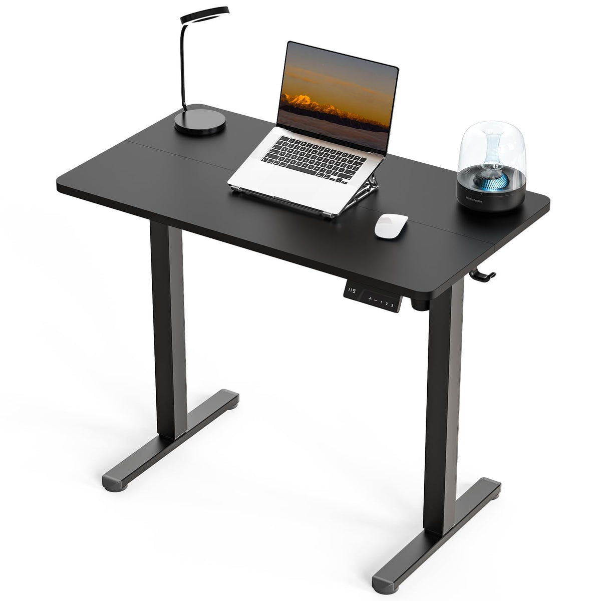 ExaDesk Height-Adjustable Standing Desk with Drawers