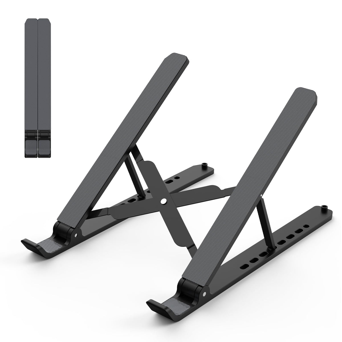 Tonmom Foldable Adjustable Laptop Stand for 10–15.6-Inch Laptops