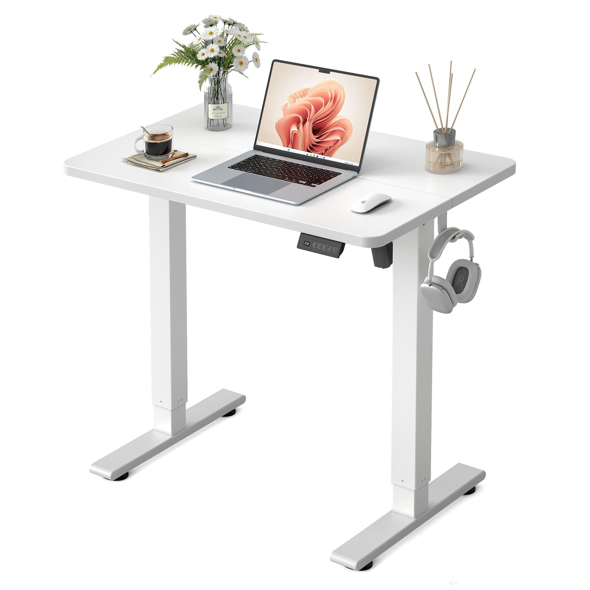 FEZIBO Electric Height-Adjustable Standing Office Desk