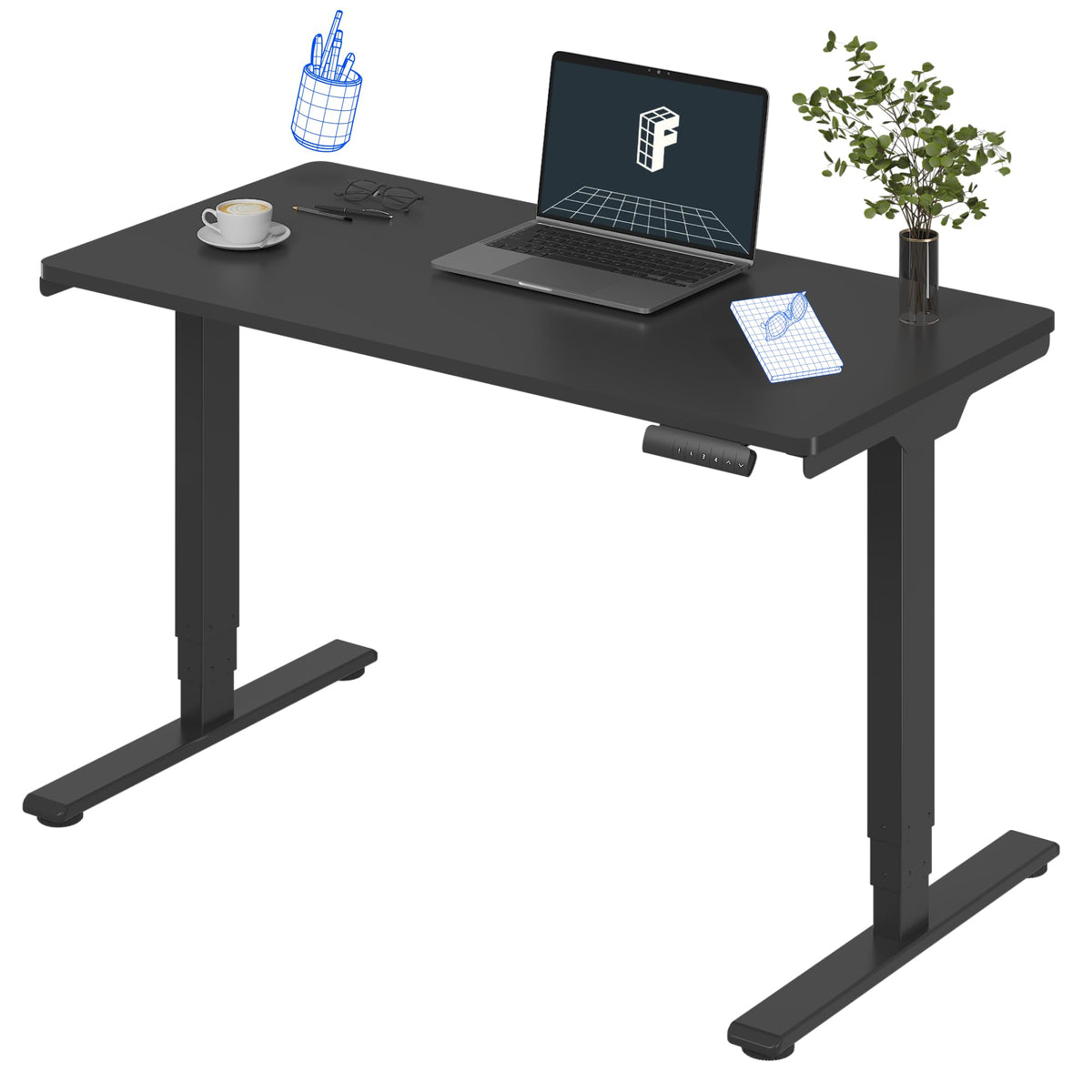 FLEXISPOT E6 3-Stage Dual-Motor Standing Desk, 220 lb Capacity