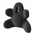 KiBcsLic Ergonomic Chair Back Support Cushion, Dark Grey