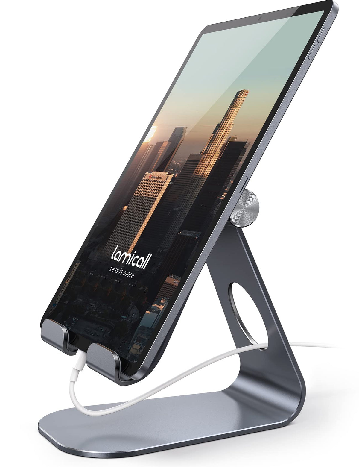 Lamicall Adjustable Tablet Desk Stand for 4–13-Inch Devices