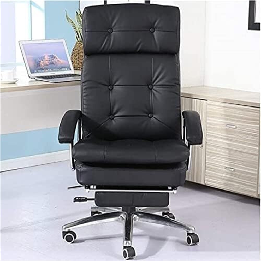 Ergonomic Faux Leather Adjustable Swivel Executive Chair