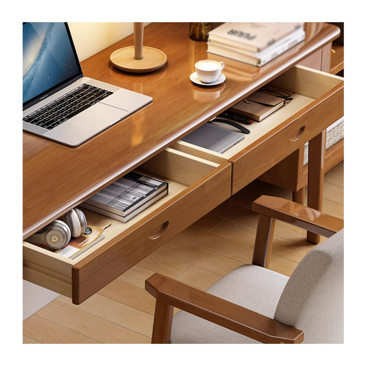 YUXING1205 Desk Wood Narrow Desk PC Table Home Office Desk PC Table Bedroom Study Table Small Household Writing Desk Standing Desk