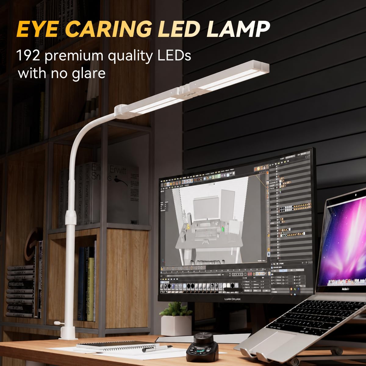 SANDROY VOLT Dimmable LED Desk Lamp with Remote Control