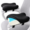 2 Pack Memory Foam Office Chair Armrest Pads, Ergonomic Elbow Support