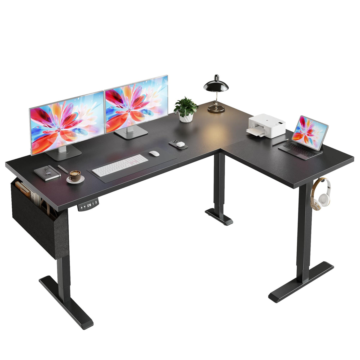 Korfile Height-Adjustable Standing Desk with Memory Presets