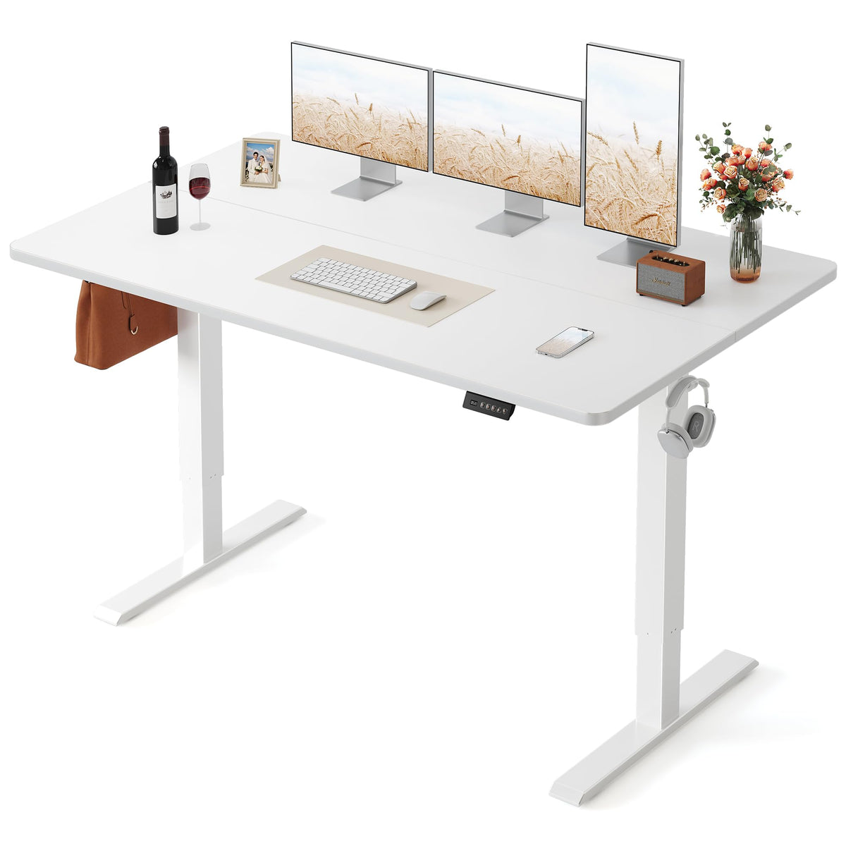 FEZIBO Electric Height-Adjustable Standing Office Desk