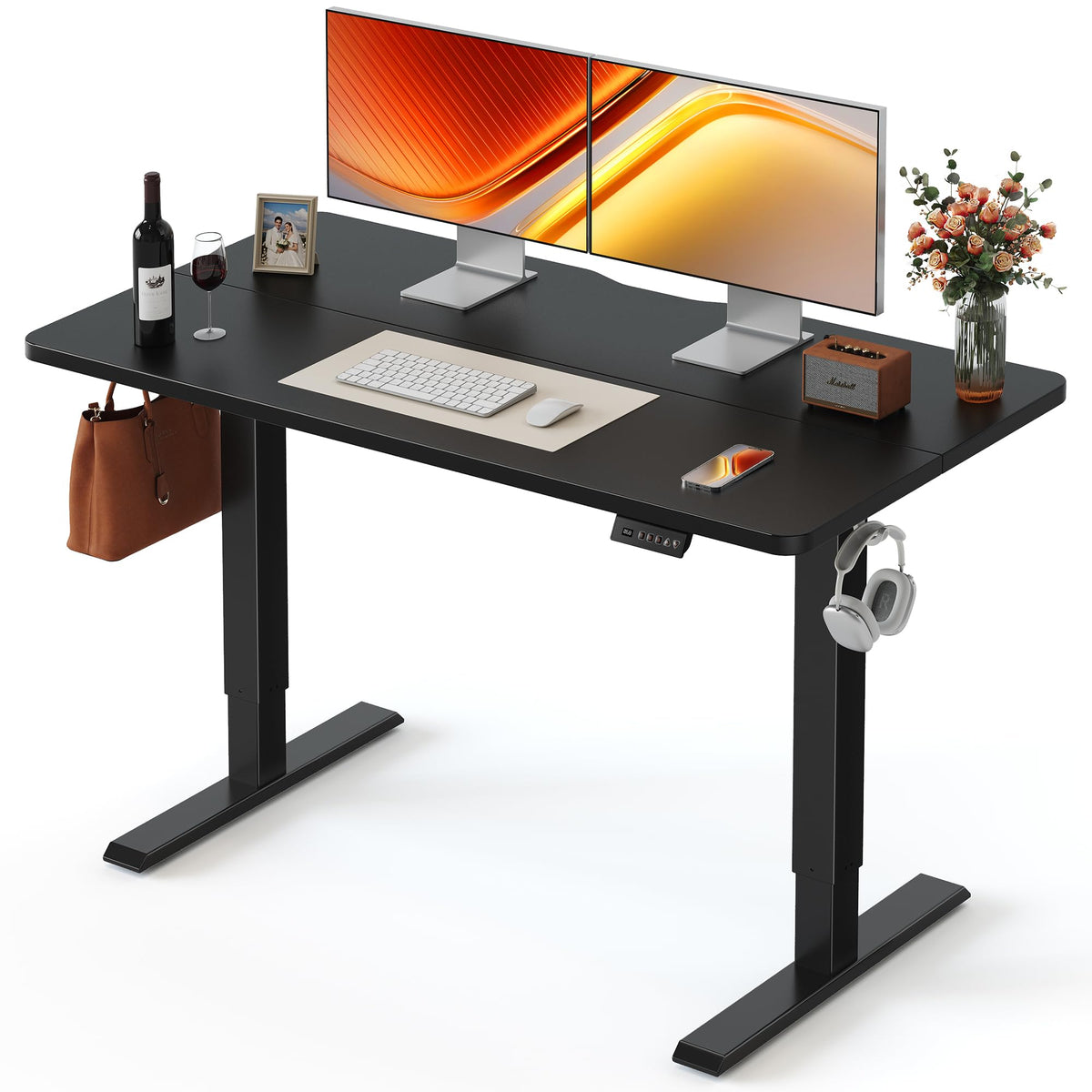 FEZIBO Electric Height-Adjustable Standing Office Desk
