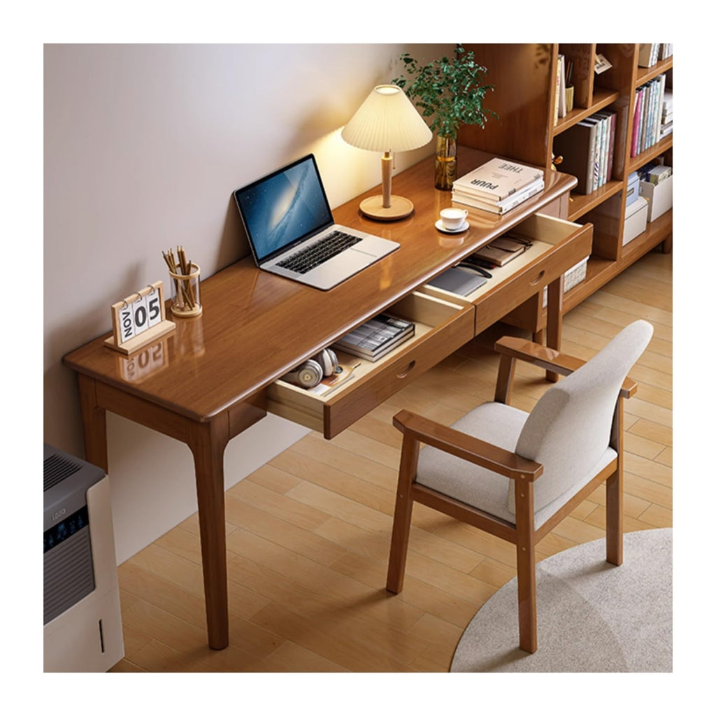 YUXING1205 Desk Wood Narrow Desk PC Table Home Office Desk PC Table Bedroom Study Table Small Household Writing Desk Standing Desk