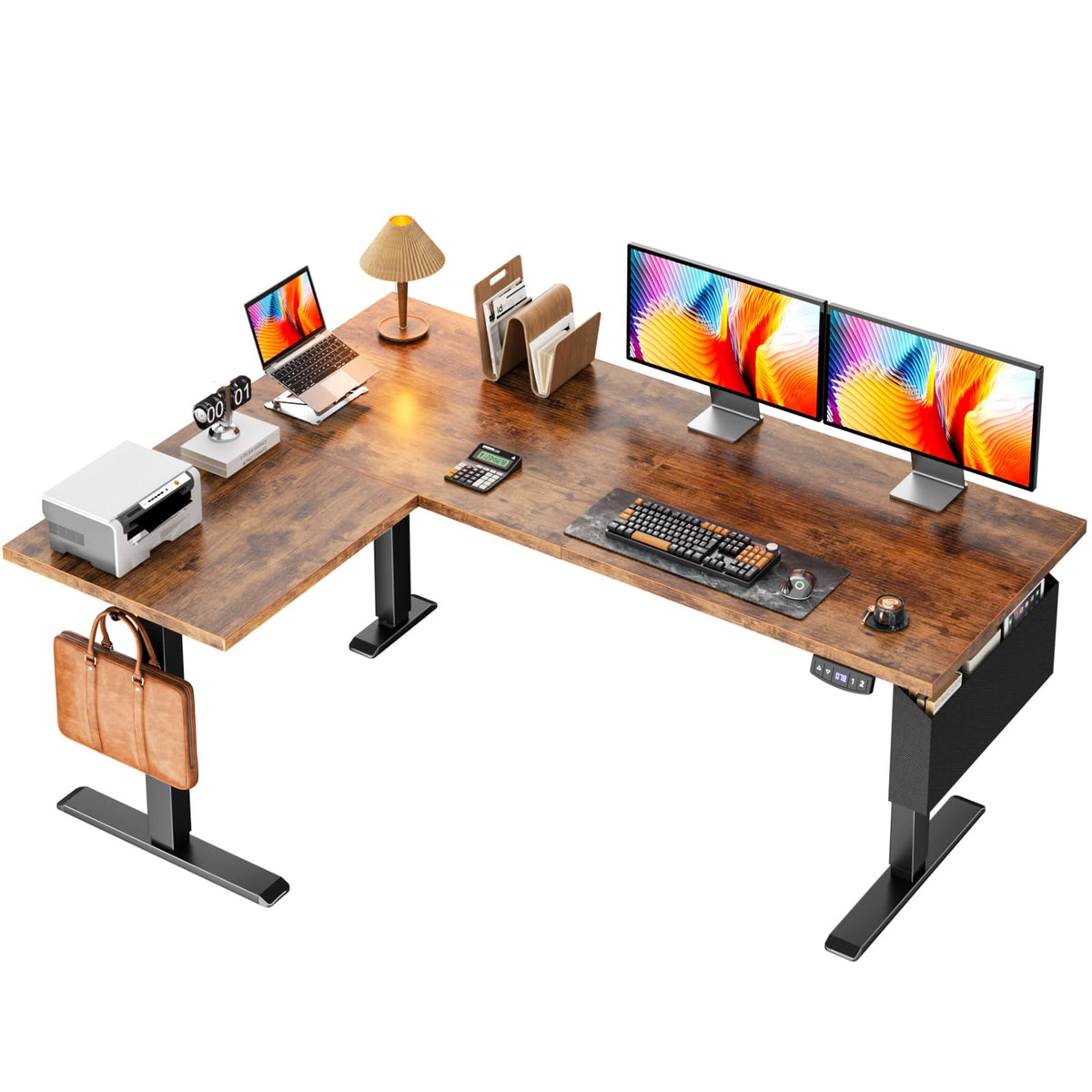 Korfile Height-Adjustable Standing Desk with Memory Presets