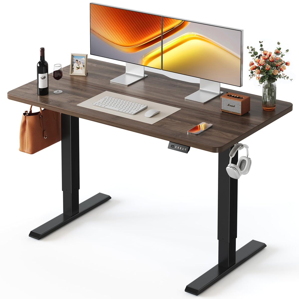 FEZIBO Electric Height-Adjustable Standing Office Desk