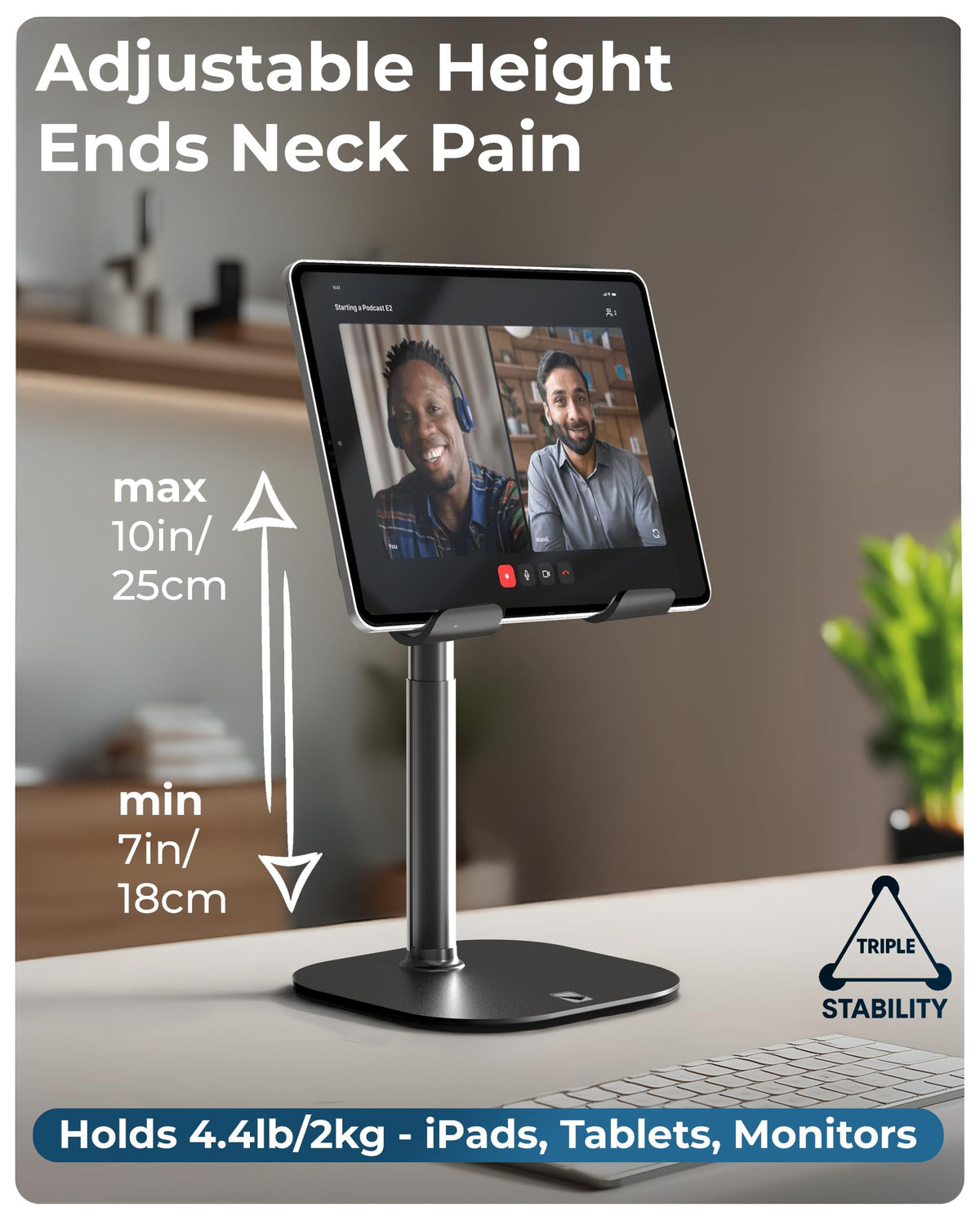 COOPER TabHolder Adjustable Tablet Stand with 270° Tilt