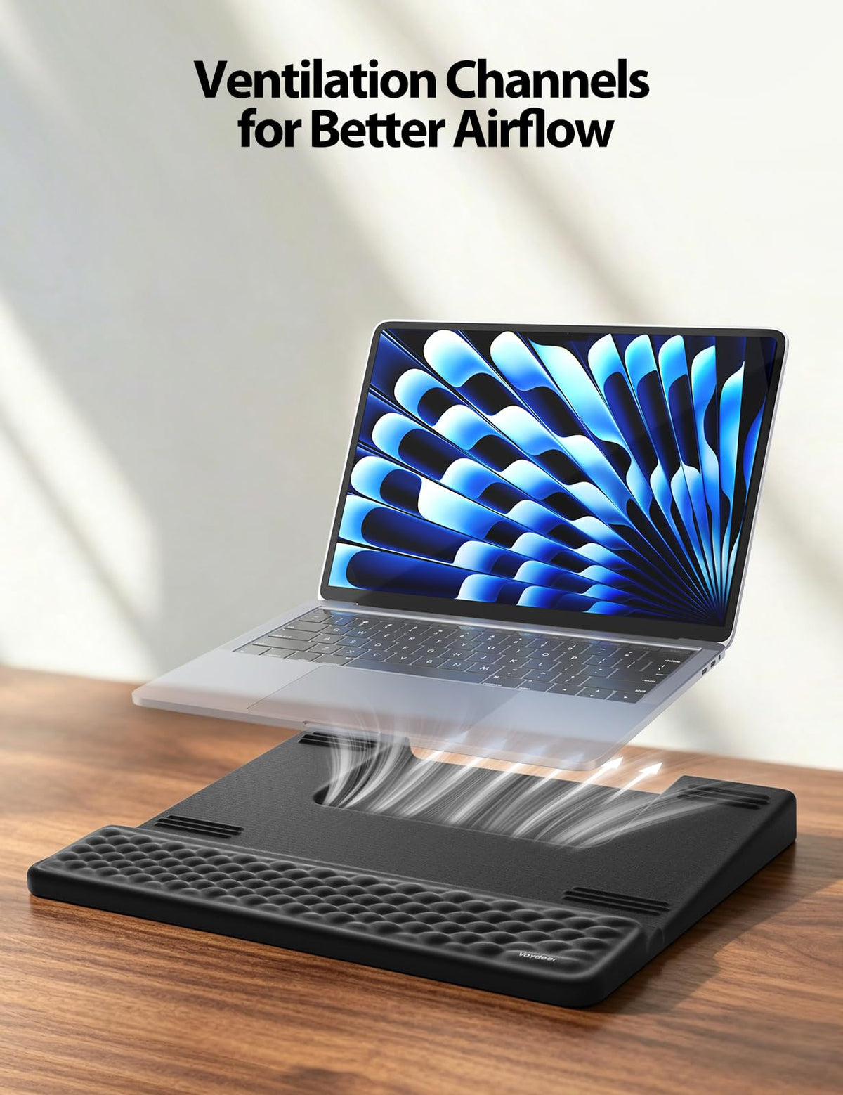 Vaydeer Laptop Stand and Wrist Rest Set for Office Use