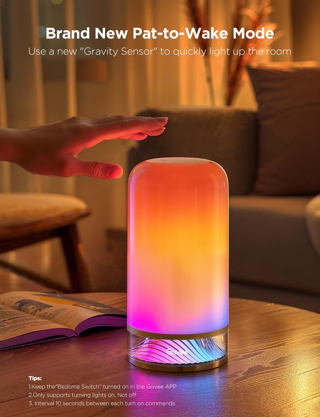 Govee RGBIC Smart Table Lamp 2 with Touch Control