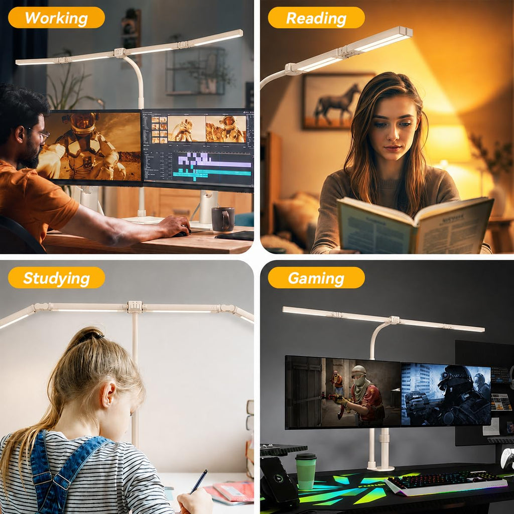 SANDROY VOLT Dimmable LED Desk Lamp with Remote Control