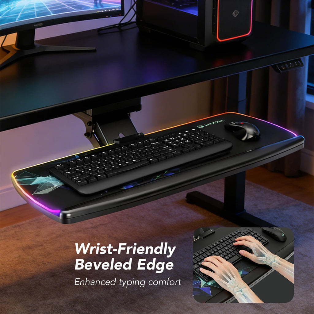 HW03B-002 Keyboard Tray for Office Desk Workstations