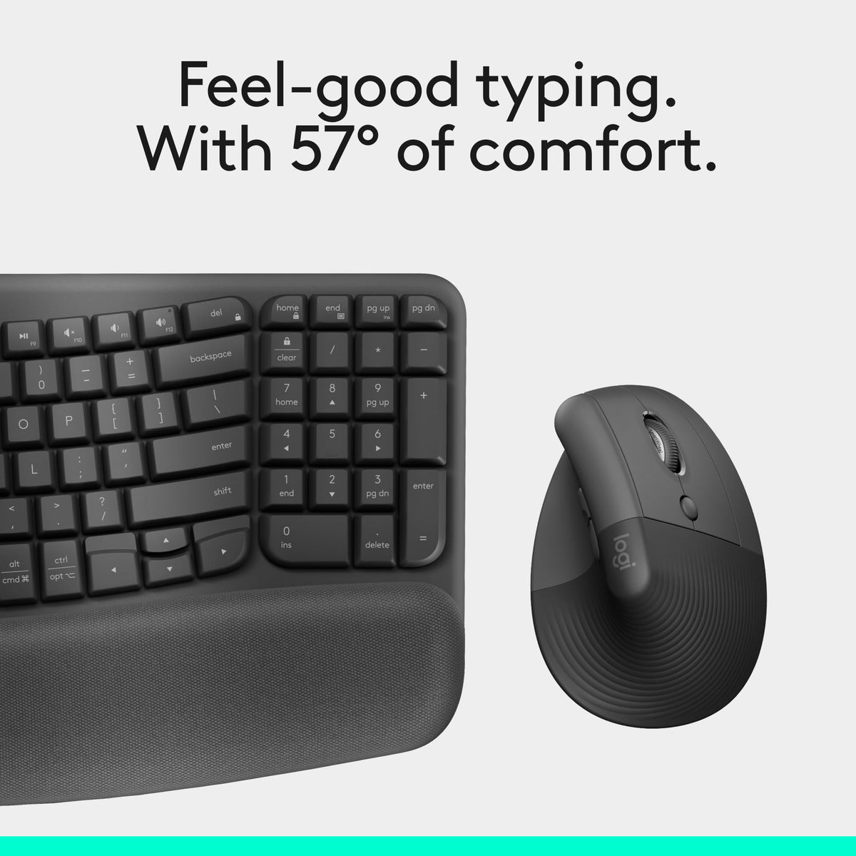 Logitech Lift Wireless Vertical Ergonomic Mouse