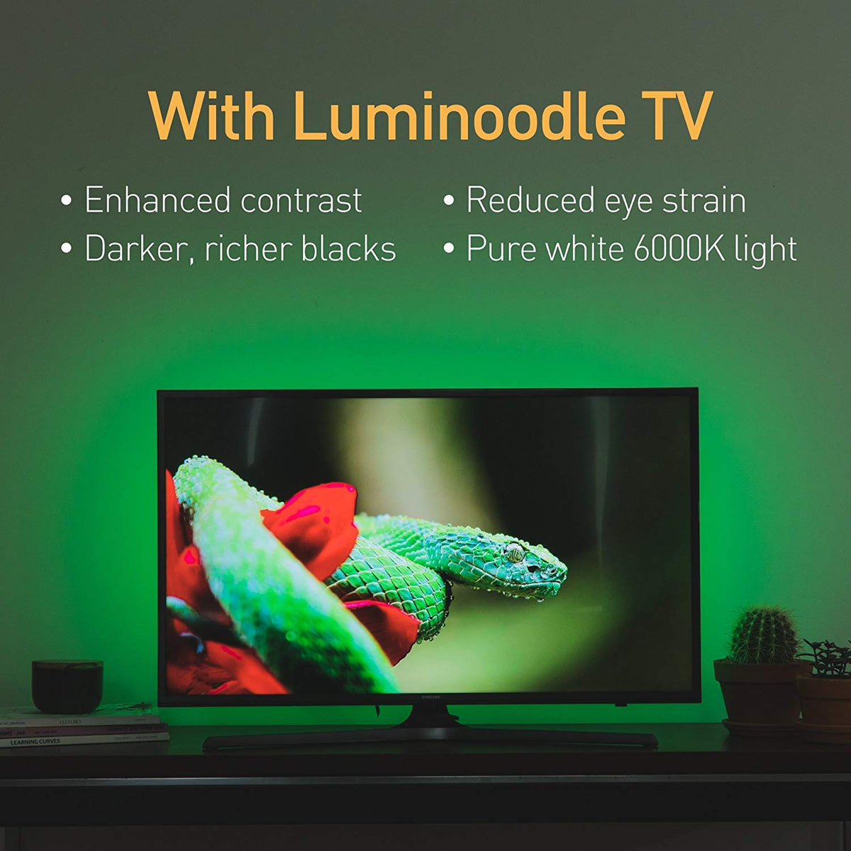 Power Practical Luminoodle LED Bias Lighting for HDTV