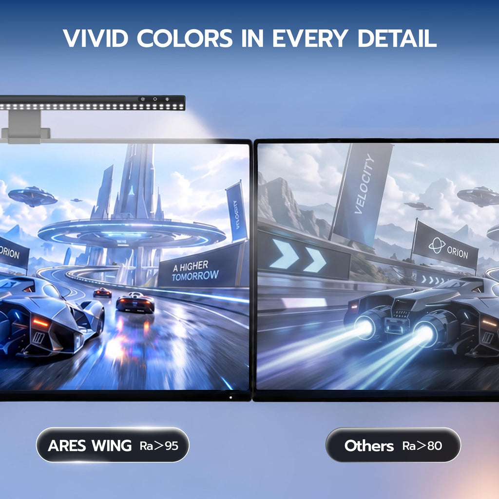 ARES WING USB Monitor Light Bar with Remote & Sedentary Alert