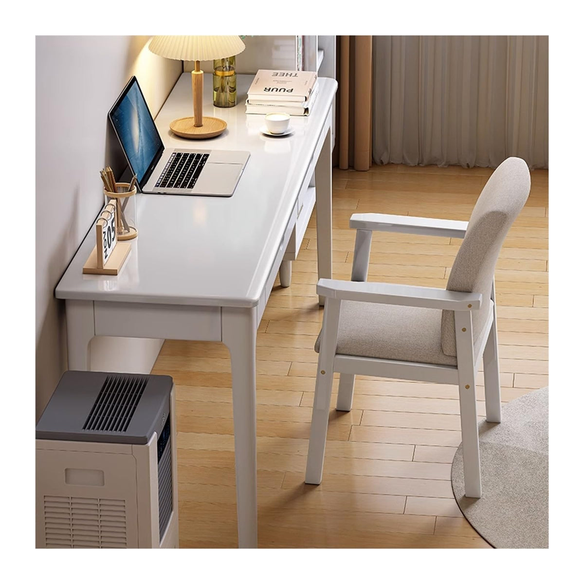 YUXING1205 Narrow Wooden Writing Desk for Home Office