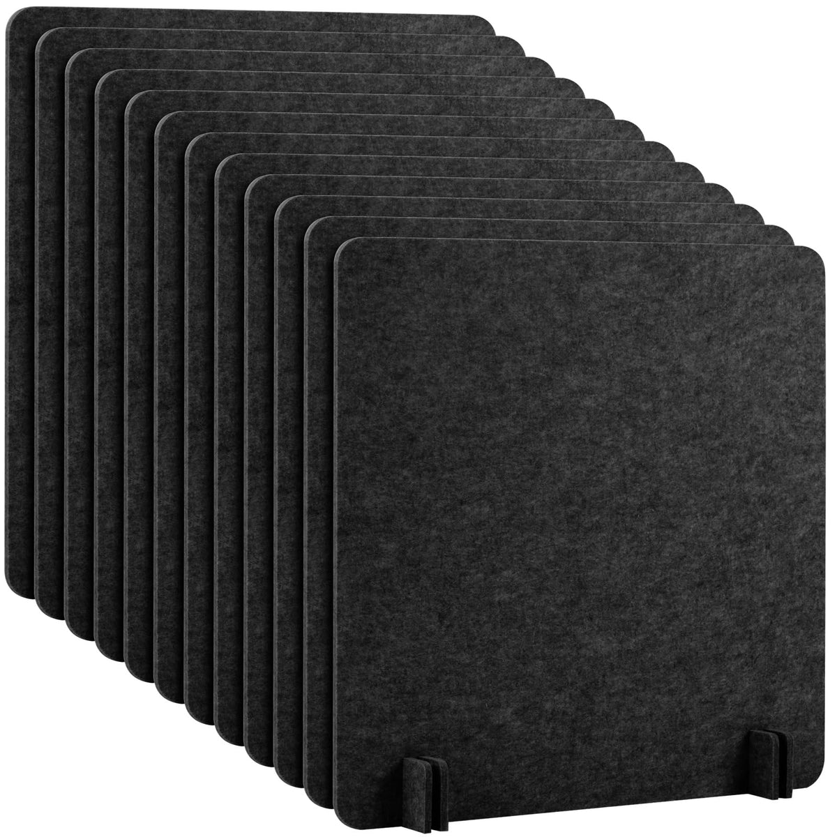 Kisston 12-Pack 24x24-Inch Felt Acoustic Privacy Panels