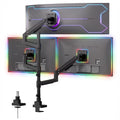 Mount-It! 2+1 Heavy-Duty Stacked Triple Monitor Mount