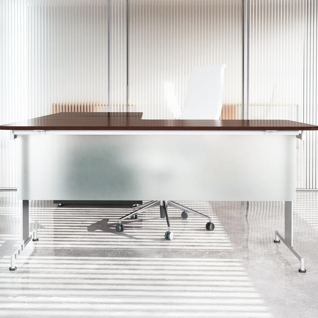 OBEX Table-Mounted Acrylic Desk Privacy & Modesty Panel