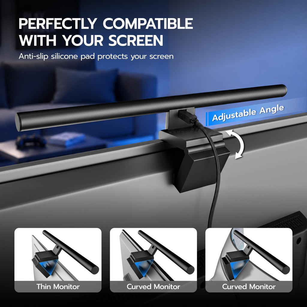 ARES WING USB Monitor Light Bar with Remote & Sedentary Alert