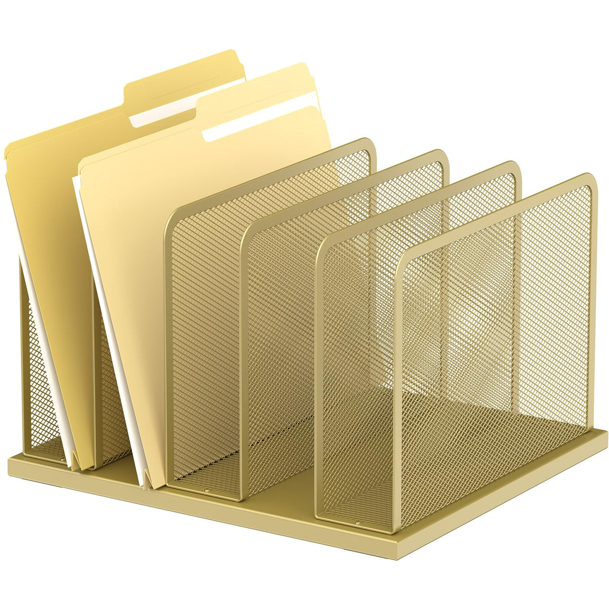 Kuntine.B Upright Mesh Desktop File Organizer for Office