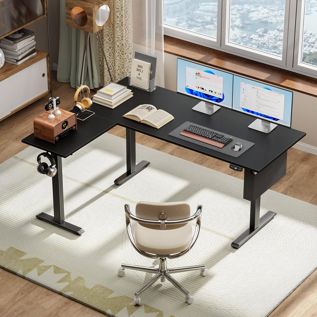 Korfile Standing Desk, Height Adjustable, Memory Presets