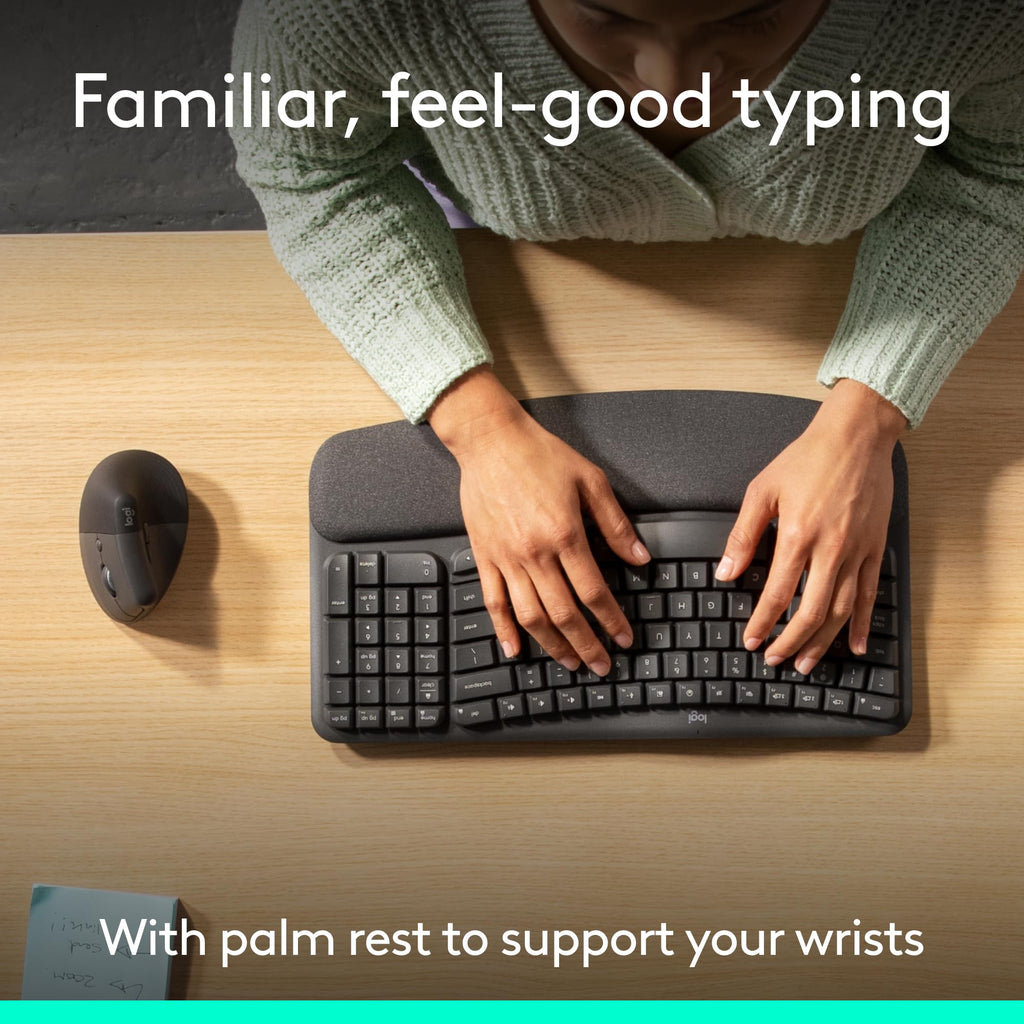 Logitech Lift Wireless Vertical Ergonomic Mouse